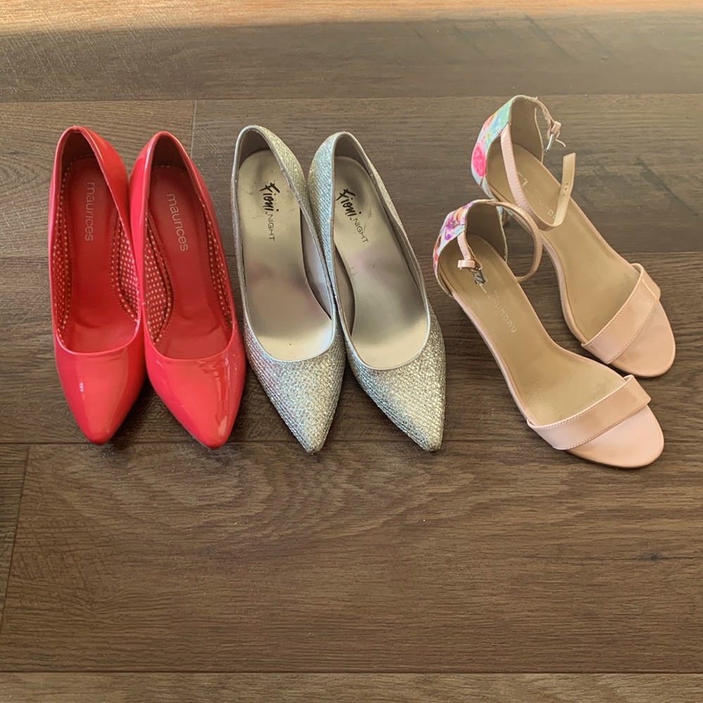 Bundle of EUC fun heels! Size 7-7.5